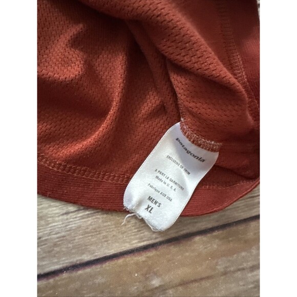 Orange Patagonia Athletic Long Sleeve Capilene Shirt Men's XL Hiking - Picture 7 of 8